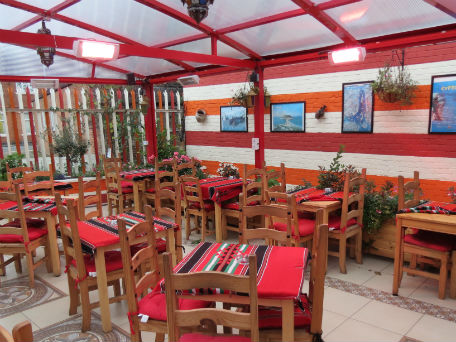Heaters installed at Tarboush cafe